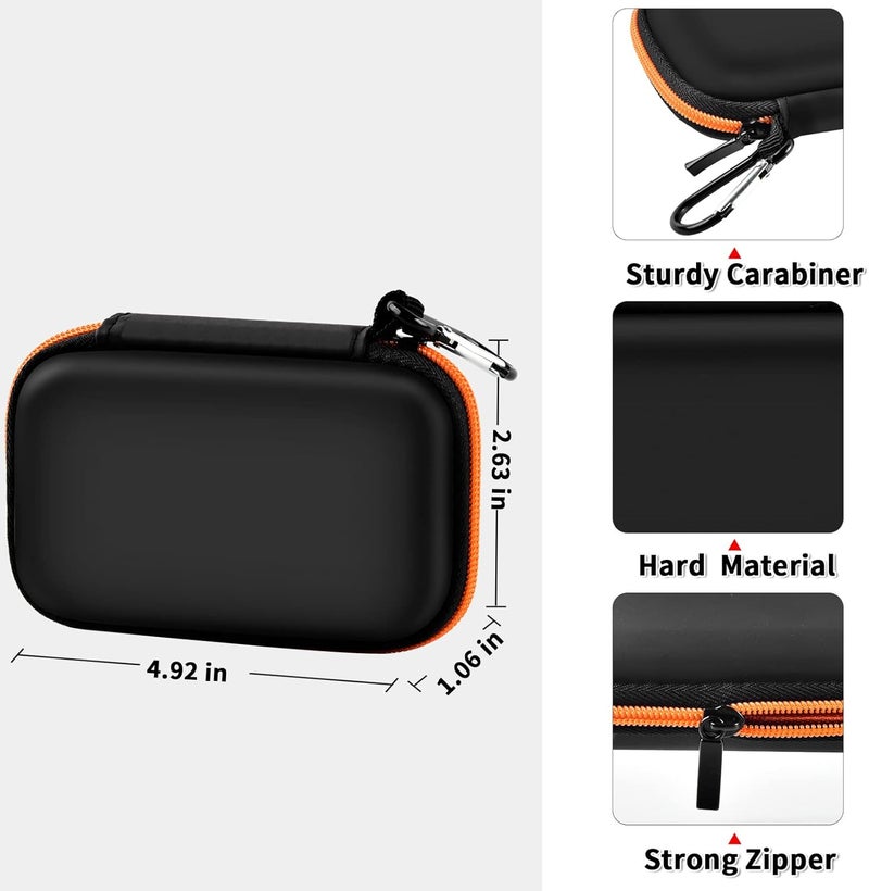 PAIYULE Case Compatible with SanDisk 1TB 2TB 500GB 4TB/for PRO Extreme Portable SSD, External Solid State Hard Drive Storage Holder for SDSSDE61/ SDSSDE60/ SDSSDE81/SDSSDE30/SDSSDE60 (Box Only)(Orange) - Image 3